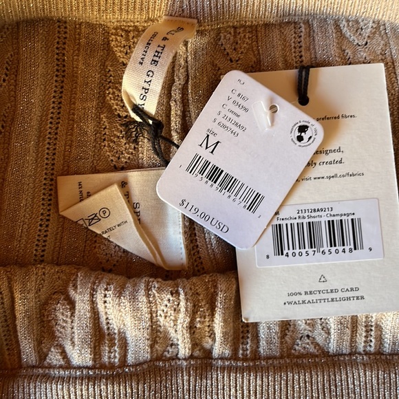 Spell Frenchie Rib Short in Champagne - Picture 8 of 9